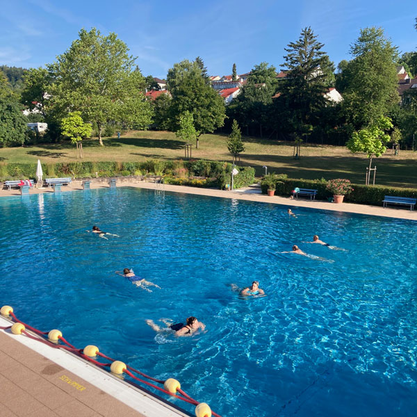 Frühschwimmen Freibad Rudersberg